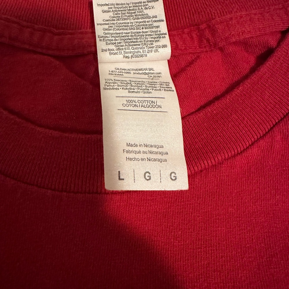 2019 Logic COADM Tour Mens Large Red Shirt
